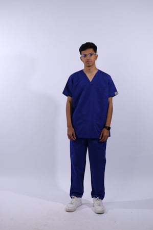 سكراب طبي ازرق غامق