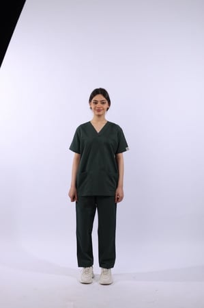 سكراب زيتي غامق - نسائي