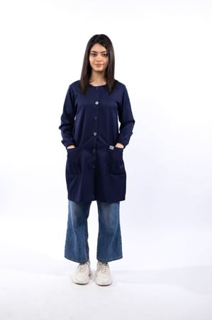 جاكيت تمريض كحلي