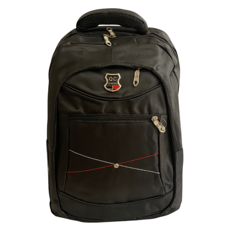 حقيبة ظهر أسود بدون الشعار