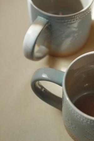 كوب محفور وناعم - أزرق سماوي