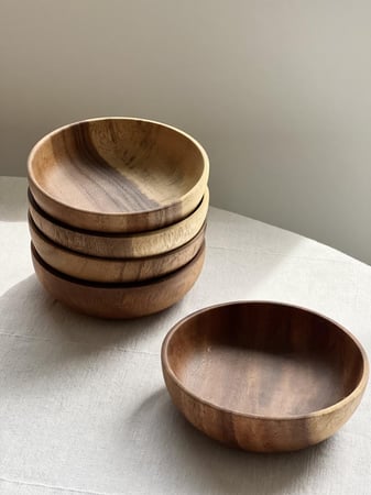 صحن خشب - حجمين