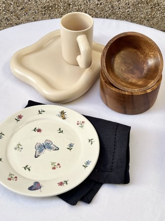 طبق تقديم سيراميك