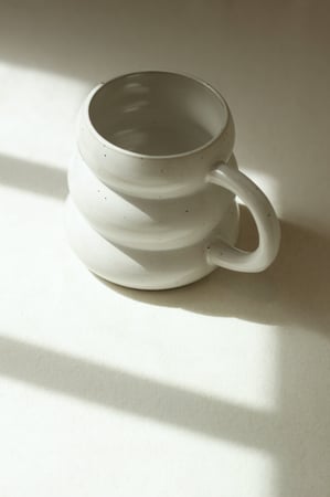 كوب سيراميك بنمط أمواج