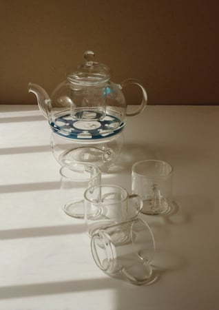 ابريق شاي زجاج