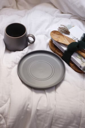 كوب مع صحن سيراميك 250 مل