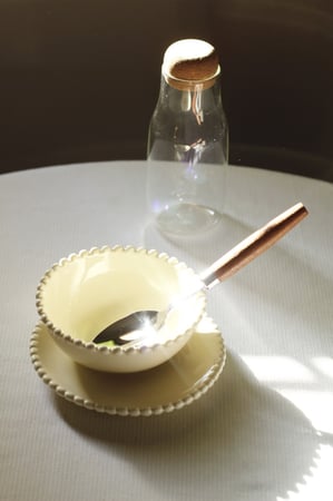 مجموعة تقديم حبيبات اللؤلؤ