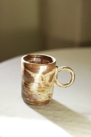 كوب قهوه سيراميك طراز ياباني