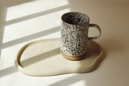 Prickly pear ceramic coffee mug