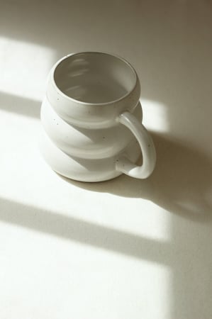 كوب سيراميك بنمط أمواج