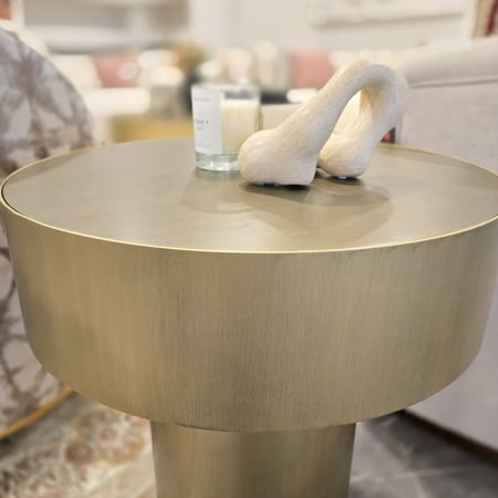 طاولة خدمة جديدة بسطح خشبي (صغير) /NEW SERVICE TABLE WITH WOODEN TOP (SMALL)