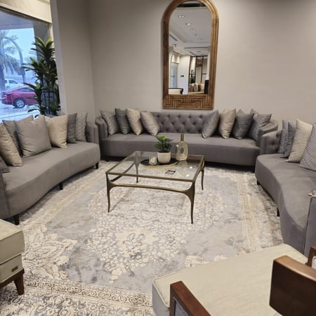 طاولة ديماف قهوة عصرية من بسطح زجاجي