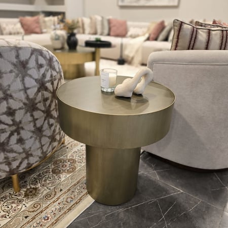 طاولة خدمة جديدة بسطح خشبي (صغير) /NEW SERVICE TABLE WITH WOODEN TOP (SMALL)