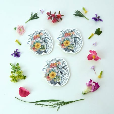 ملصق الدماغ