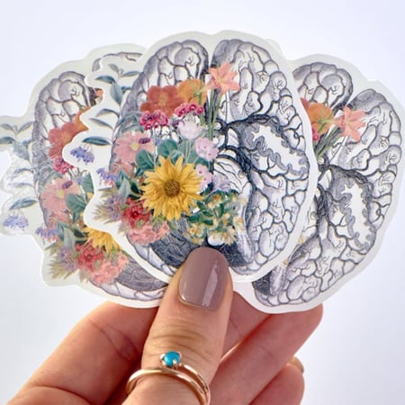 ملصق الدماغ