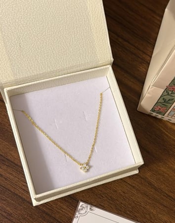 تنسيق KARTZ كيس ورد صناعي لون أصفر مع عقد فضه عيار 925