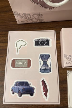 مسبحة KARTZ  أسود بشفاف