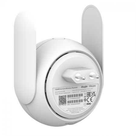 موسع شبكة واي فاي ثنائي النطاق رويجي نتوركس RG-EW1200R بسرعة 1200 ميجا