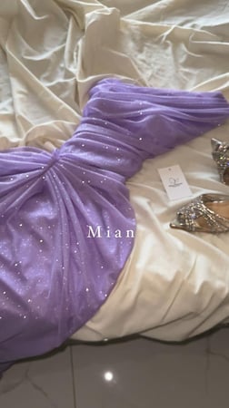 فستان راما بنفسجي