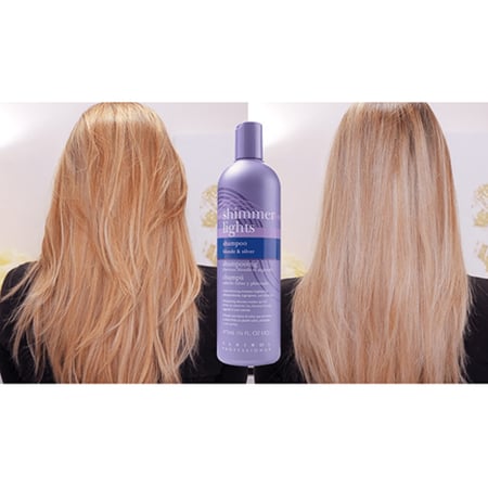 شامبو شيمر لايتس البنفسجي من كلايرول - 473 مل