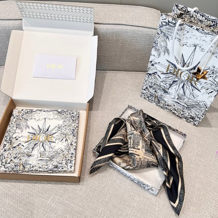 سكارف ديور خريطه باريس