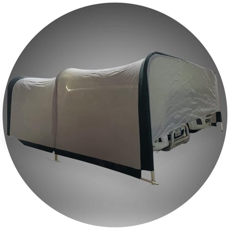 مظلة سيارة مزدوجة