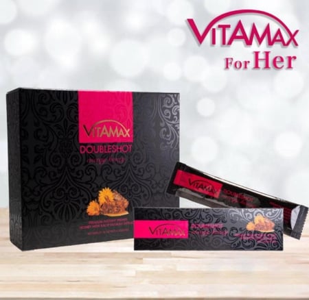 العسل الملكي فيتاماكس دبل شوت عسل الطاقة النسائي