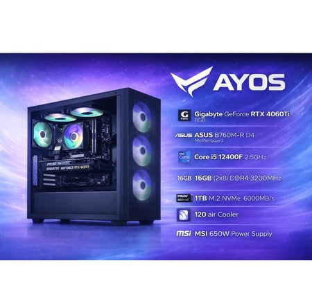 تجميعة قيمنق 4060Ti مع معالج Cori5 الجيل 12 عيش التجربة