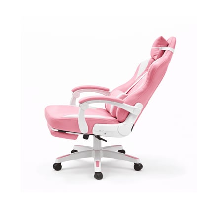 كرسي وردي وابيض