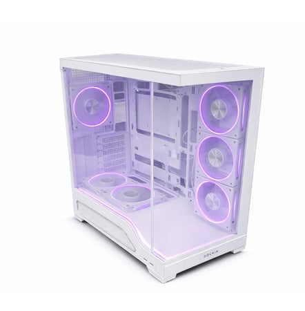 كيس PC قيمنق أبيض زجاج جانبي RGB