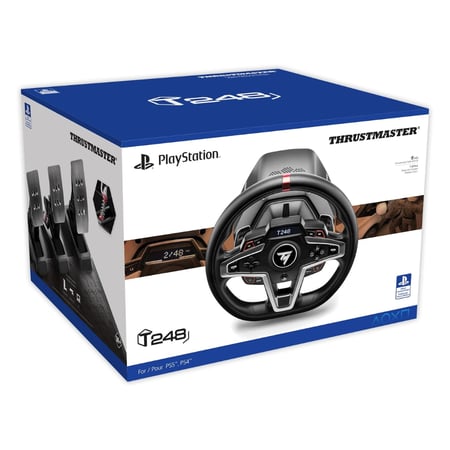 عجلة قيادة دركسون (مستخدم) من ثرست ماستر Thrustmaster T248- متوافقة مع PlayStation 5 وGran Turismo - PS5 / PS4 والكمبيوتر الشخصي - Thrustmaster T248 - Racing Wheel, (PS5, PS4, PC)