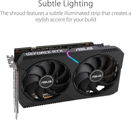 كرت شاشة ASUS GeForce RTX 3060 Dual OC 12GB GDDR6 Graphics Card