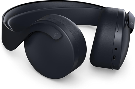 سماعة رأس لاسلكية (مستخدم) للالعاب سوني بلاس 3 دي  للبلاي ستيشن 5 لون أسود Playstation pulse 3d wireless