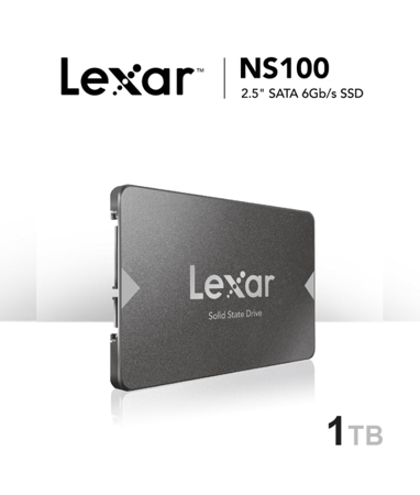 هارد داخلي Lexar® NS100 1TB 2.5” SATA (6Gb/s) 1TB SSD