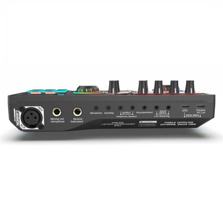 ميكروفون مكسير Cannon 48V Digital Mixer Sound Card