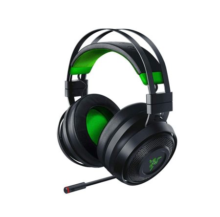 سماعة رأس لاسلكية (مستخدم) للالعاب ناري 7.1 مع ميزة الصوت المحيطي: من ريزر التيميت فوق الاذن أسود، ناري التيميت Razer Nari Ultimate