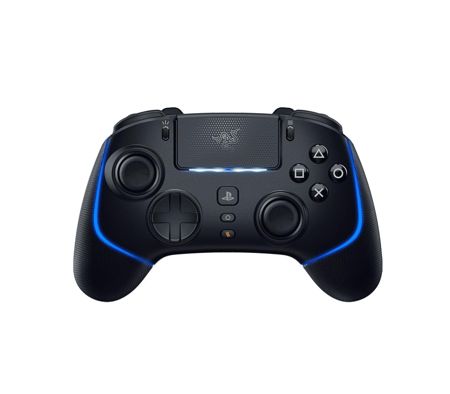 يدات تحكم الألعاب اللاسلكية (مستخدم) ريزر ولفرين برو أسود  Razer Wolverine V2 Pro Black لأجهزة PlayStation 5 / PC ، وأزرار الحركة Mecha-Tactile ، و 8-Way Microswitch D-Pad ، و HyperTrigger ، و 6 أزرار قابلة لإعادة التشكيل ، و Chroma RGB