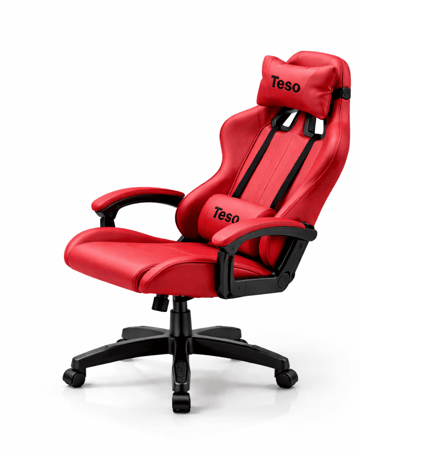 كرسي قيمنق Teso الأحمر