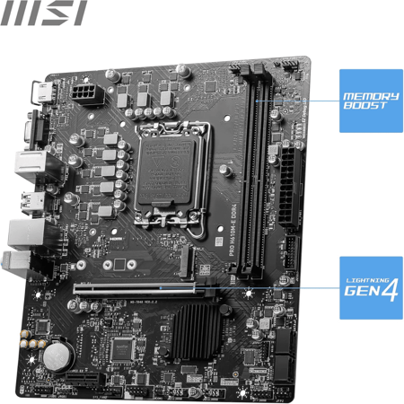 لوحة ام ام اس اي MOTHER BOARD MSI H610 M-E DDR4