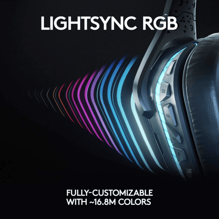 سماعة Logitech G635 سلكية للالعاب بصوت محيطي LIGHTSYNC  ايوس AYOS