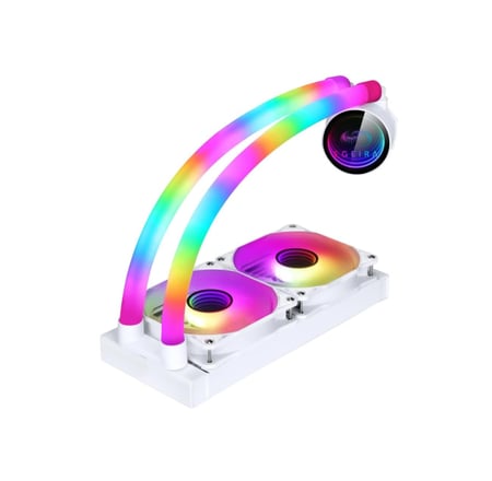 مبرد مائي احترافي ايقرا 240مم أبيض EGEIRA FORZA PS 240mm BK ARGB White