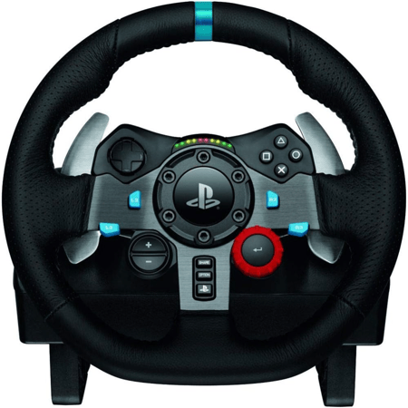 عجلة قيادة دركسون درايفنج فورس (مستخدم) G29، من لوجيتك, نينتندو دي اس، USB، أسود - Logitech G29 Driving Force Racing