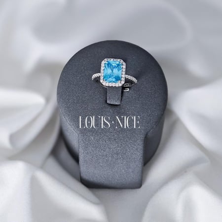 خاتم زركون متعدد الالوان