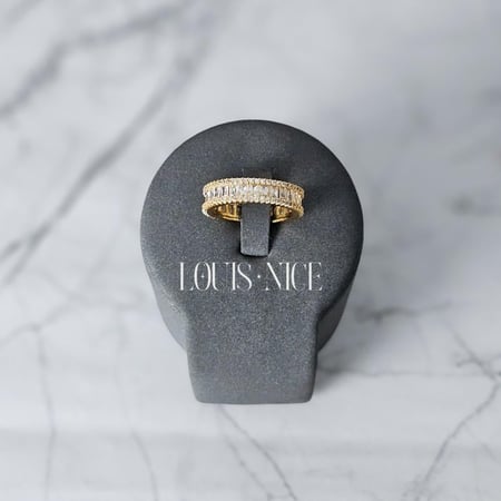 خاتم زركون ذهبي