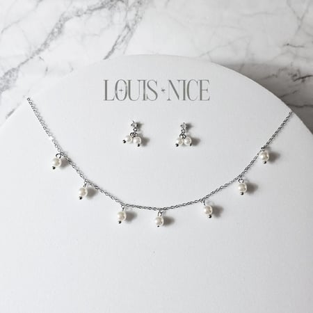 شوكر زركون مع الحلق