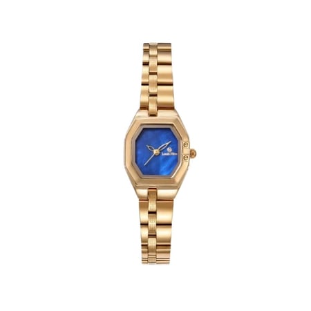 ساعة نسائية ناعمة باللون الذهبي