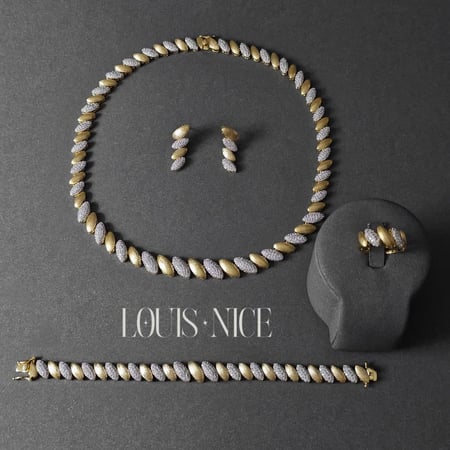 طقم زركون مكس