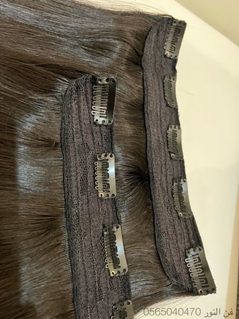 اكستنشن كليبس قطعه وحده وزن100 جرام اللون اسود طبيعي