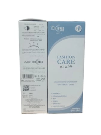 محلول عدسات من ماركة فاشن كير - 120 مل