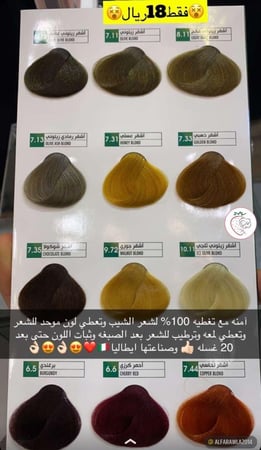 صبغة شعر بخلاصة الشيا وزيت جوز الهند هير كولور كريم من ماركة كارولين - 7.33